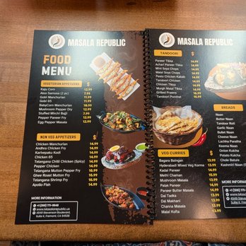 Masala Republic - Menu - Indian Near Me - Fremont, California Masala Republic - Menu - Indian Near Me - Fremont, California