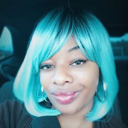 K & L Mart Venus Wigs - My ice blue hue I got from K & L Beauty!