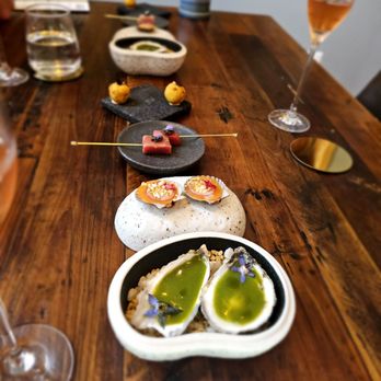 Causa Amazonia - Oysters, bay scallops, bluefin tuna and wonderful rich sauces - Tapas/Small Plates Near Me - Washington, DC, District of Columbia Causa Amazonia - Oysters, bay scallops, bluefin tuna and wonderful rich sauces - Tapas/Small Plates Near Me - Washington, DC, District of Columbia
