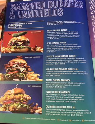 Menu photo 8 Dave & Buster's Los Angeles - Westchester Los Angeles, CA