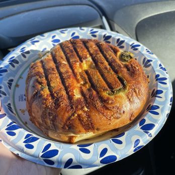 Focus Coffee - Cheddar jalapeño bagel sandwich - Coffee & Tea Near Me - Wasilla, Alaska