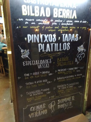 Menu photo 7 Bilbao Berria Barcelona, B