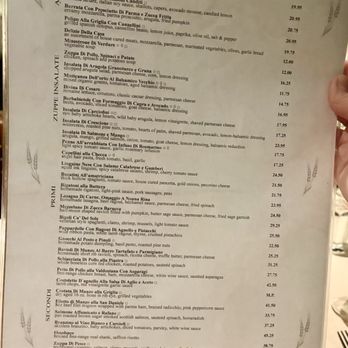 Ca Del Sole - Menu - Italian Near Me - Toluca Lake, California