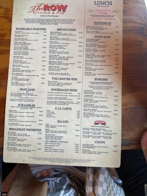 Menu photo 1 The Row Nashville, TN