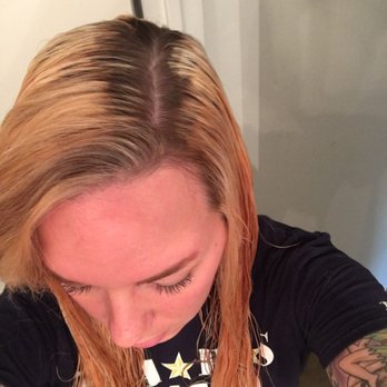 Mancini De Paris - My completely missed roots and multicolored hair. Glad I paid $255 dollars to look like trailer trash. - Hair Salons Near Me - Arlington, Virginia Mancini De Paris - My completely missed roots and multicolored hair. Glad I paid $255 dollars to look like trailer trash. - Hair Salons Near Me - Arlington, Virginia