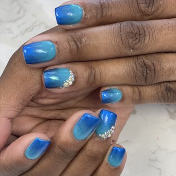 Bling Bling Nails And Spa - Ombré on short nails - Nail Technicians Near Me - Jonesboro, Georgia Bling Bling Nails And Spa - Ombré on short nails - Nail Technicians Near Me - Jonesboro, Georgia