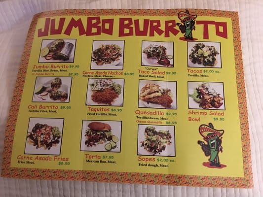 Menu photo 6 Jumbo Burrito Oak Harbor, WA Menu photo 6 Jumbo Burrito Oak Harbor, WA