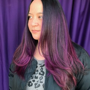 Cedar & stone hair studio - Purple bayalage - Hair Stylists Near Me - Yelm, Washington Cedar & stone hair studio - Purple bayalage - Hair Stylists Near Me - Yelm, Washington
