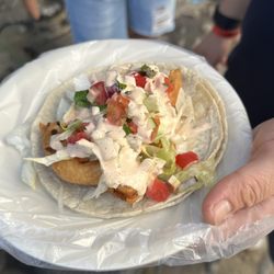 Tacos Gaby - Shrimp taco with chipotle sauce