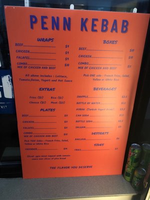 Menu photo 1 Penn Kebab State College, PA