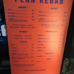 Penn Kebab - Menu