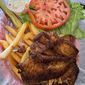 Grouper & Chips - Blackened grouper sandwich - Seafood Near Me - Naples, Florida