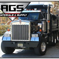 AGS Materials & Supply - AGS Materials & Supply dump truck with company logo displayed over the image.