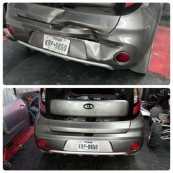 Lowe Autobody - Kia rear ended by uninsured motorists