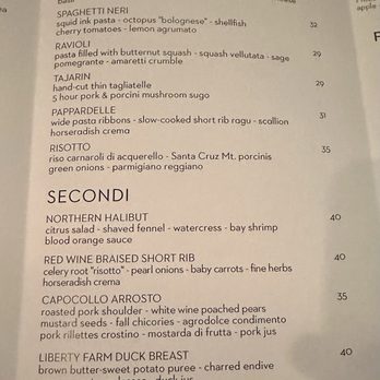 Perbacco - Menu - Italian Near Me - San Francisco, California Perbacco - Menu - Italian Near Me - San Francisco, California
