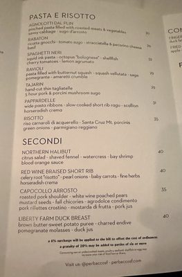 Menu photo 4 Perbacco San Francisco, CA Menu photo 4 Perbacco San Francisco, CA