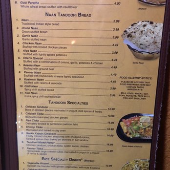 Royal India - menu - Indian Near Me - Reno, Nevada