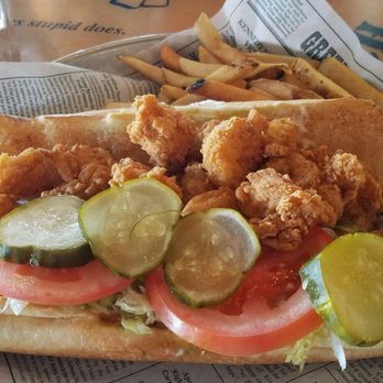 Bubba Gump Shrimp - Shrimp polboy Sub Sandwich with fries - Seafood Near Me - Laughlin, Nevada Bubba Gump Shrimp - Shrimp polboy Sub Sandwich with fries - Seafood Near Me - Laughlin, Nevada