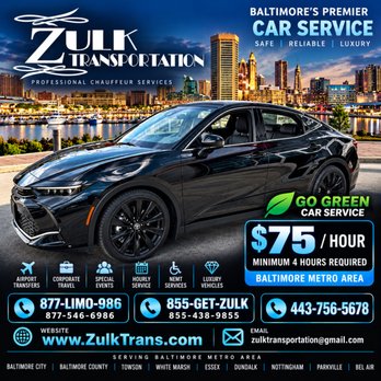 Zulk Transportation - Go green with Zulk Transportation - Limos Near Me - Baltimore, Maryland Zulk Transportation - Go green with Zulk Transportation - Limos Near Me - Baltimore, Maryland