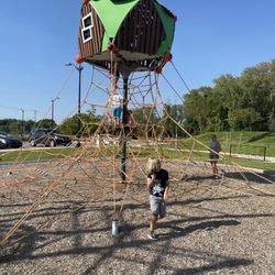 Lake Bentonville - Playground next to the lake