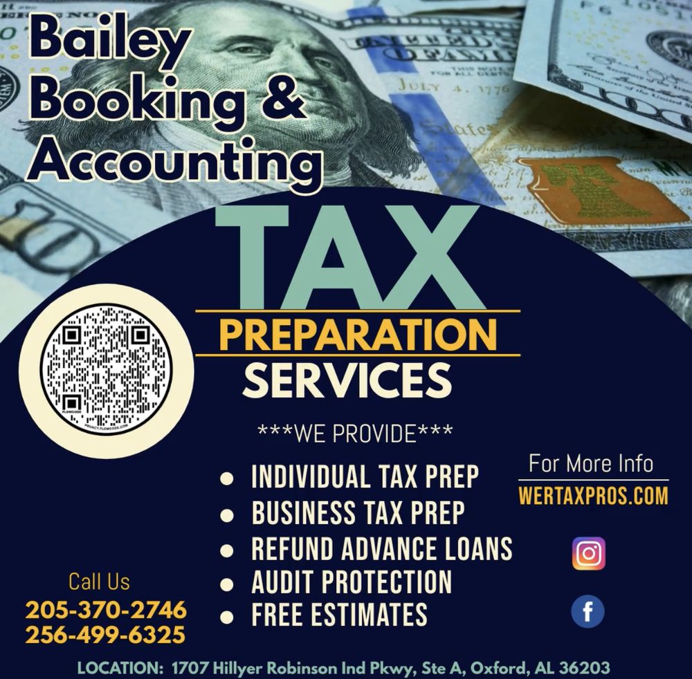 BAILEY BOOKING & ACCOUNTING Updated April 2024 1707 Hillyer