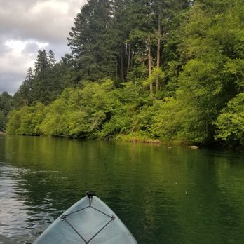 Pedal & Paddle - paddling on Wind river on sunset kayak tour - Rafting/Kayaking Near Me - Hood River, Oregon Pedal & Paddle - paddling on Wind river on sunset kayak tour - Rafting/Kayaking Near Me - Hood River, Oregon