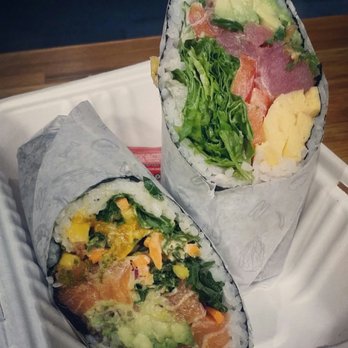 Rolltation - Classic Salmon & Wasabi Tuna. - Sushi Bars Near Me - Toronto, Ontario Rolltation - Classic Salmon & Wasabi Tuna. - Sushi Bars Near Me - Toronto, Ontario