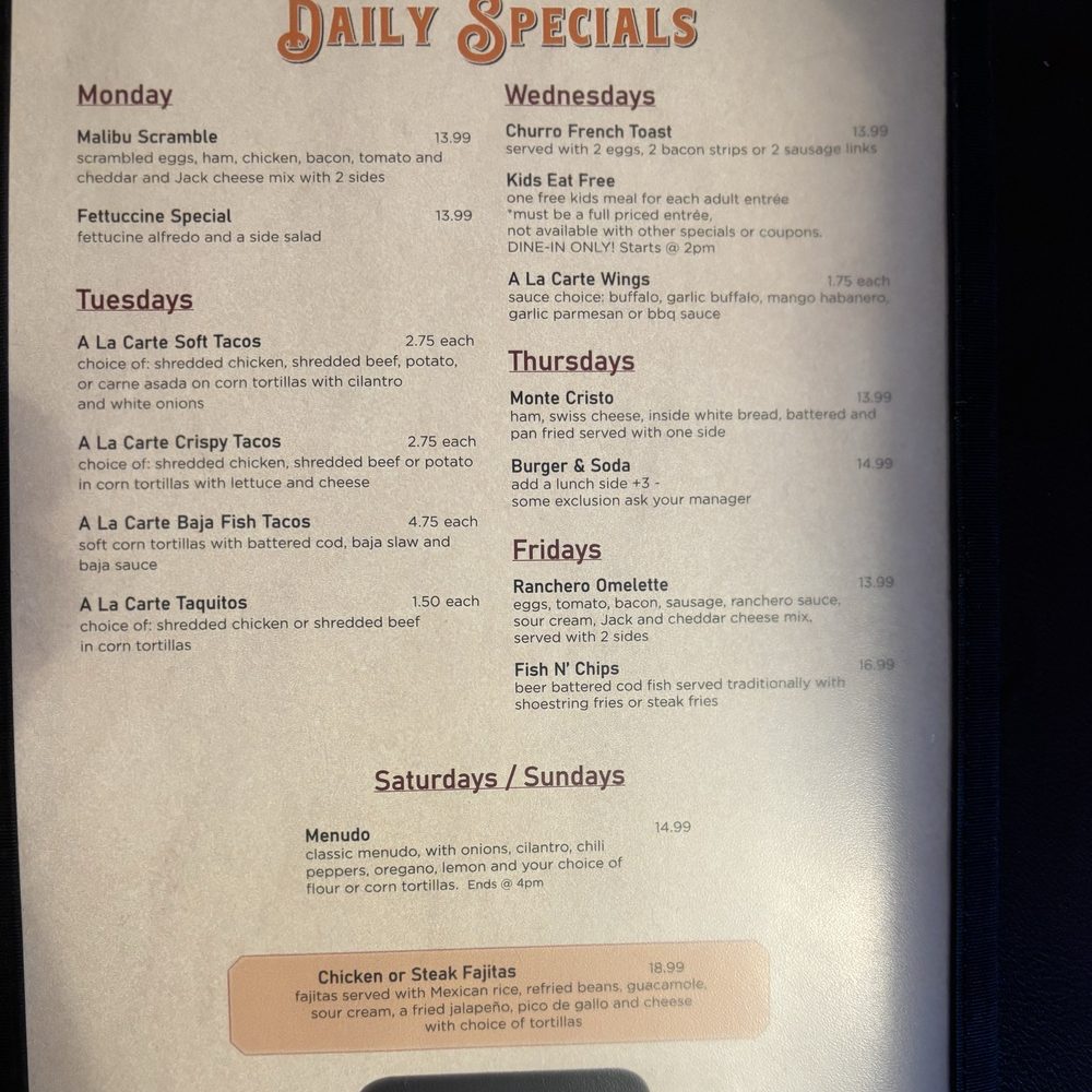 Green River Cafe - Daily Specials May 2025 - Breakfast & Brunch Near Me - Corona, California Green River Cafe - Daily Specials May 2025 - Breakfast & Brunch Near Me - Corona, California