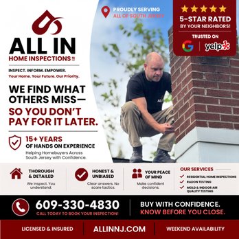 All In Home Inspections - Home Inspectors Near Me - West Berlin, New Jersey All In Home Inspections - Home Inspectors Near Me - West Berlin, New Jersey