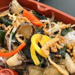 Abalone poke rice bowl- highly recommend!!!! Abalone poke rice bowl- highly recommend!!!!