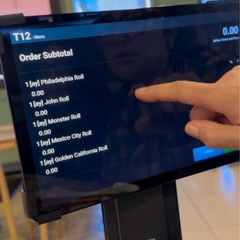 Sushi One Spot - This is how the screens look and it's so fun to order from these. - Sushi Bars Near Me - Corona, California Sushi One Spot - This is how the screens look and it's so fun to order from these. - Sushi Bars Near Me - Corona, California
