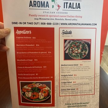 Aroma Italia - 7/3/23 - Pizza Near Me - Honolulu, Hawaii Aroma Italia - 7/3/23 - Pizza Near Me - Honolulu, Hawaii