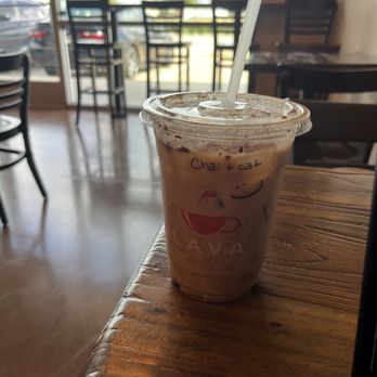 Lava Coffee - Iced Chai Latte - Coffee & Tea Near Me - Katy, Texas