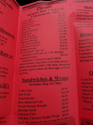 Menu photo 8 Stevensville Crab Shack Stevensville, MD Menu photo 8 Stevensville Crab Shack Stevensville, MD