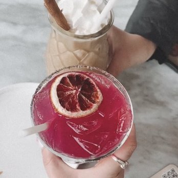 Monarch Ocean Pub - Dragonfruit Margarita & Spiked Horchata - Gastropubs Near Me - Del Mar, California