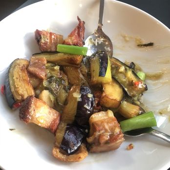 Happy Boy - Eggplant with Roast Pork Belly - Chinese Near Me - Spring Hill, QLD Happy Boy - Eggplant with Roast Pork Belly - Chinese Near Me - Spring Hill, QLD