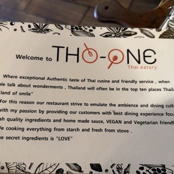Tho One Thai Eatery - Thai Near Me - La Verne, California