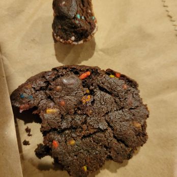 Milk Bar - Sorry there is no before picture...couldn't help myself :-) Confetti chocolate cookie and chocolate b'day truffle cake ball things. - Bakeries Near Me - Chicago, Illinois