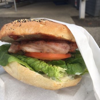 The Bottle of Milk - BLAT (Bacon Lettuce Avo ans Tomato) breakfast burger - Fast Food Near Me - Lorne, VIC The Bottle of Milk - BLAT (Bacon Lettuce Avo ans Tomato) breakfast burger - Fast Food Near Me - Lorne, VIC