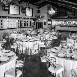 Hughes Manor - Indoor Reception space. Seats up to 200 with buffet and dance floor.