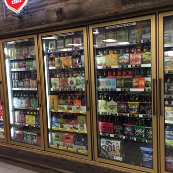 Texan Market - a variety of beers in a display case - Convenience Stores Near Me - Austin, Texas