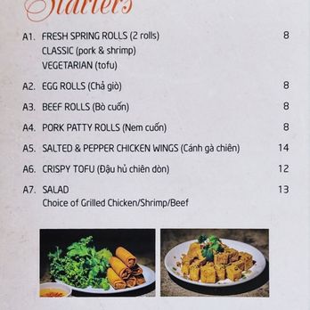 Streets Pho & Grill - Soft Opening Menu 12/3/23 - Vietnamese Near Me - Santee, California