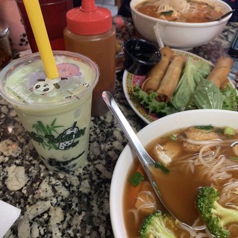 Pho Mai - veggie pho ft. avocado smoothie with boba, veggie egg rolls, & chicken pho's - Vietnamese Near Me - San Jose, California Pho Mai - veggie pho ft. avocado smoothie with boba, veggie egg rolls, & chicken pho's - Vietnamese Near Me - San Jose, California