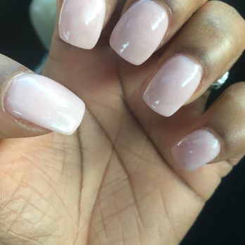 Plush Nails & Spa - These are my real nails and they are so unnatural looking - Nail Salons Near Me - Dallas, Texas