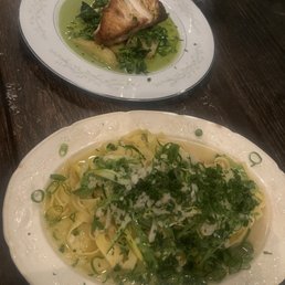 Grouper and linguini!