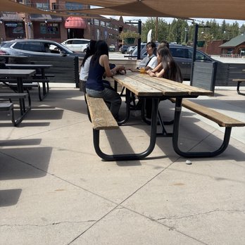 Fraser Valley Hot Dog - Plenty of space for a group - Hot Dogs Near Me - Winter Park, Colorado