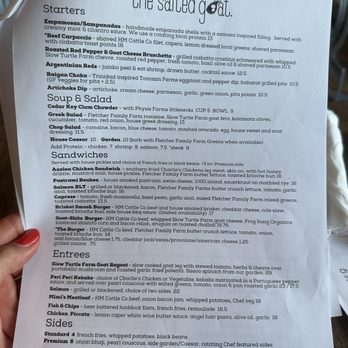 The Salted Goat - Menu 9/24/23 - Gastropubs Near Me - DeBary, Florida