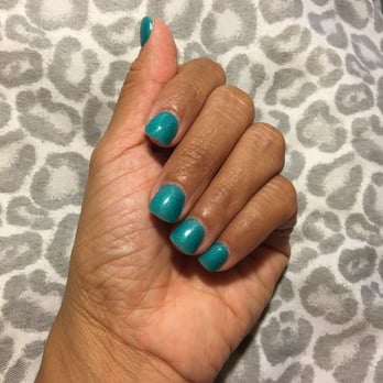 Clever Nails & Spa - Short overlay acrylics! - Nail Salons Near Me - Nipomo, California