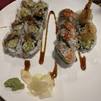 Fancy Sushi - Eel roll, Shrimp Tempura Roll - Japanese Near Me - Clermont, Florida