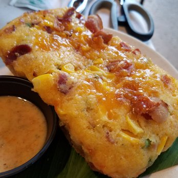 Karai Crab - Bacon jalapeño cornbread - Seafood Near Me - Honolulu, Hawaii